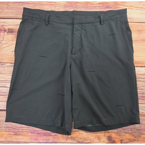Nike Golf Mens Dri-Fit Standard Fit Striped Shorts Size 38 - Picture 1 of 8